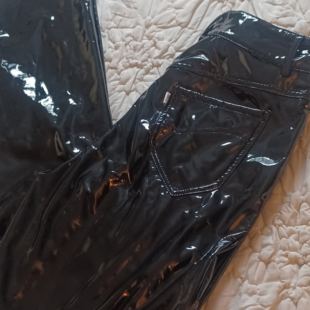 Oh Polly Straight Leg Vinyl Pants